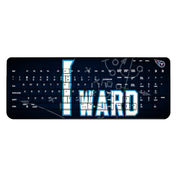 Cameron Ward Tennessee Titans 1 Game Tactic Wireless USB Keyboard