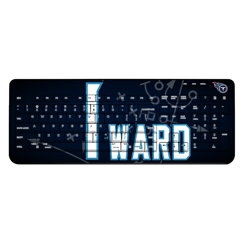 Cameron Ward Tennessee Titans 1 Game Tactic Wireless USB Keyboard