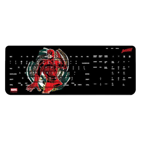 Marvel Daredevil Badge Wireless USB Keyboard