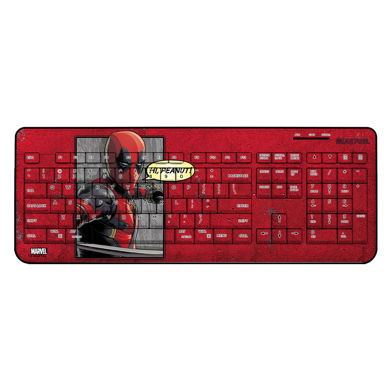 Marvel Deadpool Badge Wireless USB Keyboard