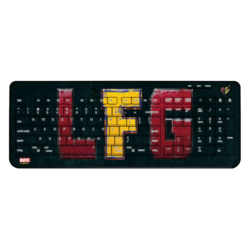 Marvel Deadpool Wolverine Badge  Wireless USB Keyboard