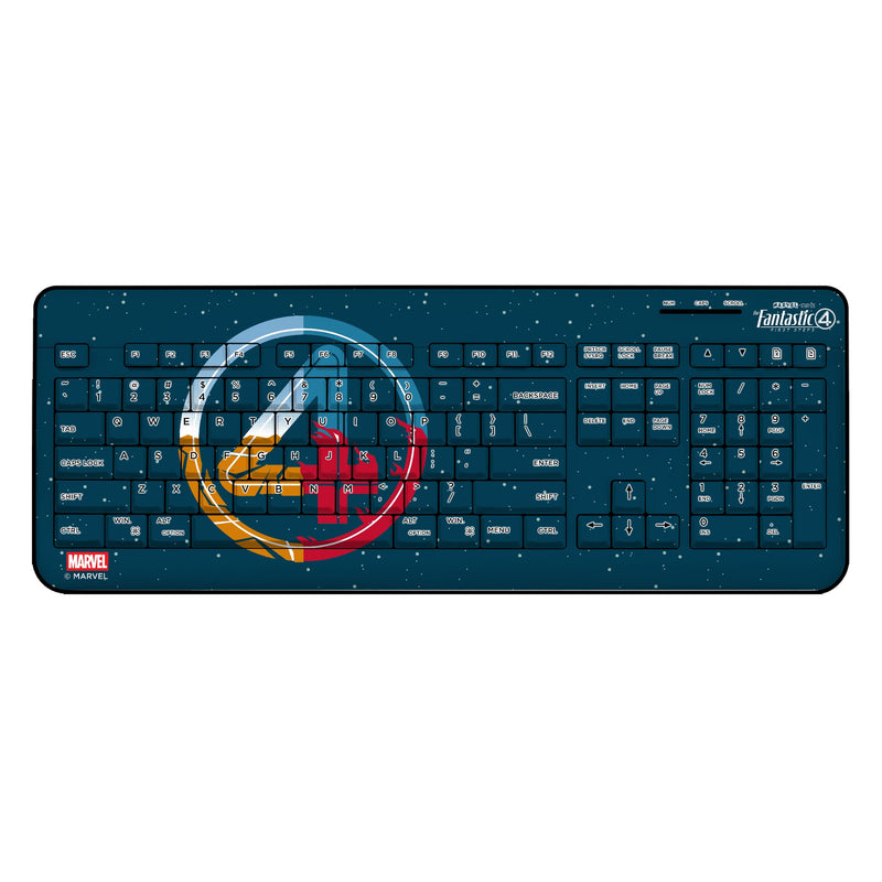 Marvel Fantastic Four Badge Wireless USB Keyboard