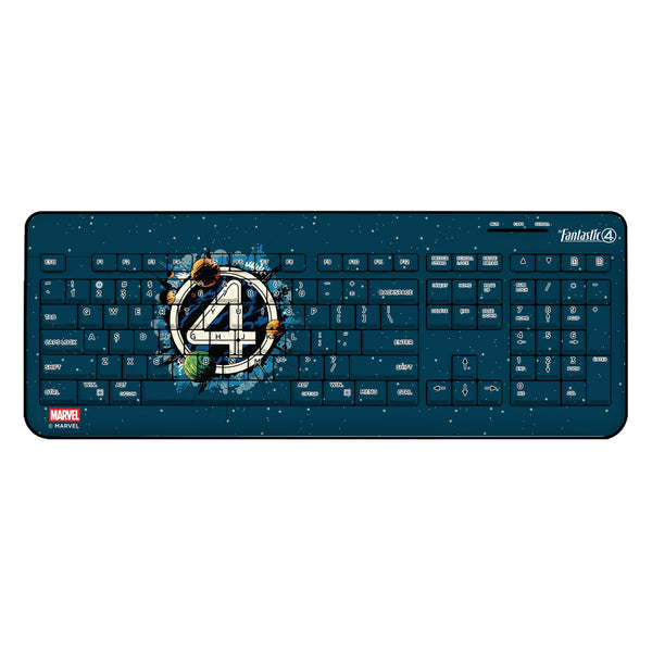 Marvel Fantastic Four Badge Wireless USB Keyboard