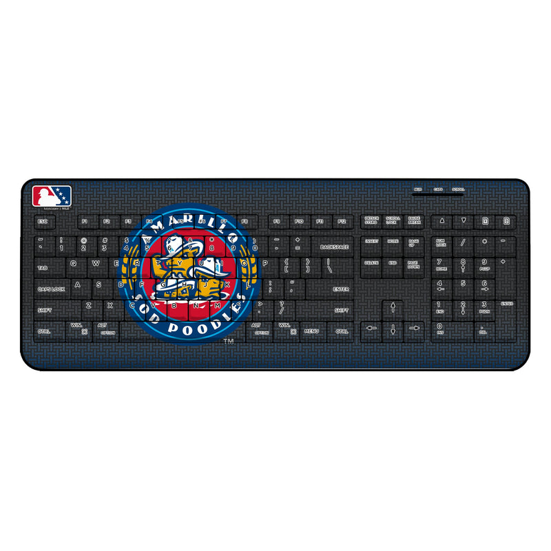 Amarillo Sod Poodles Linen Wireless USB Keyboard