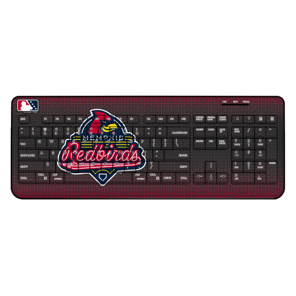 Memphis Redbirds Linen Wireless USB Keyboard