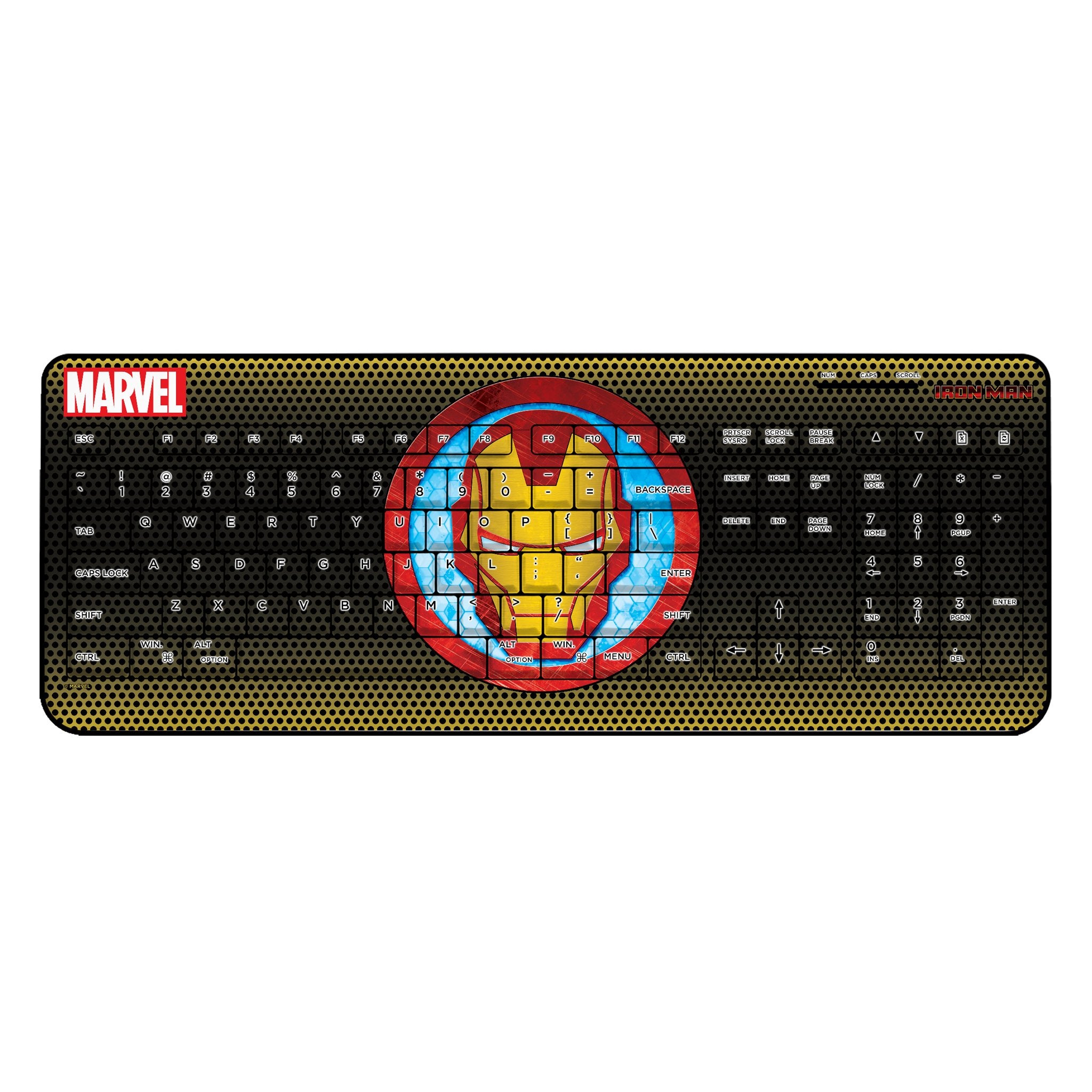 Marvel Avengers Iron Man Grid Wireless USB Keyboard