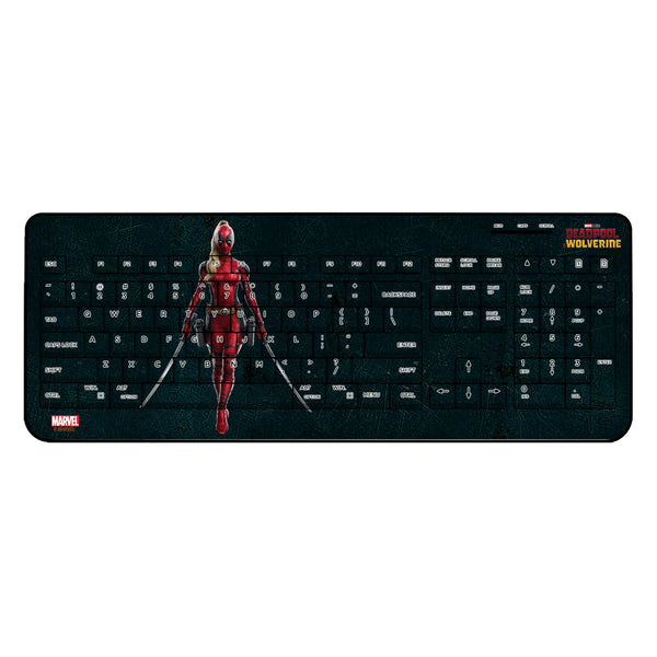 Marvel Ladypool Badge Wireless USB Keyboard