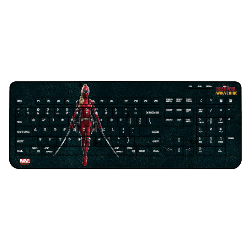 Marvel Ladypool Badge Wireless USB Keyboard