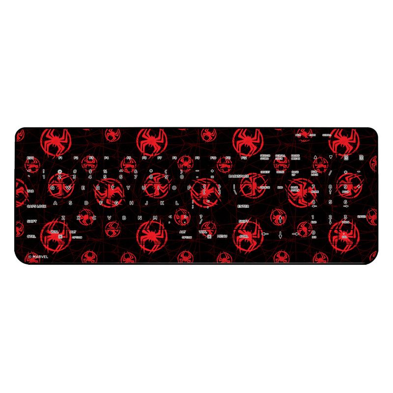 Marvel Miles Morales Pattern Wireless USB Keyboard