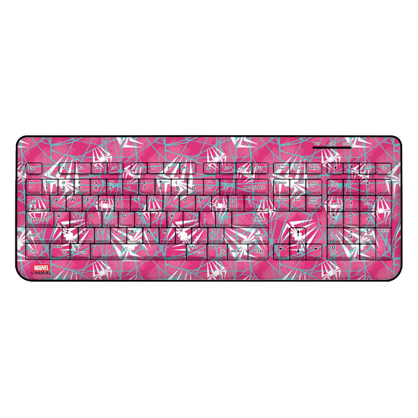 Marvel Spider-Gwen Pattern Wireless USB Keyboard