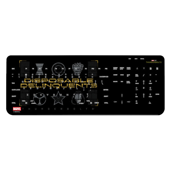 Marvel Thunderbolts Badge Wireless USB Keyboard
