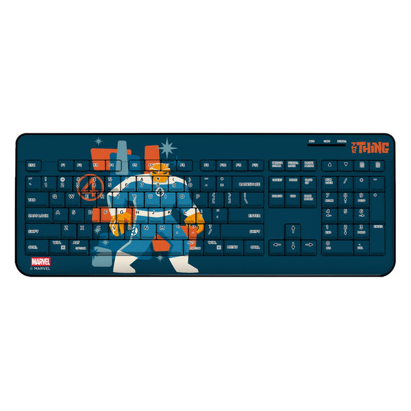 Marvel The Thing Badge Wireless USB Keyboard