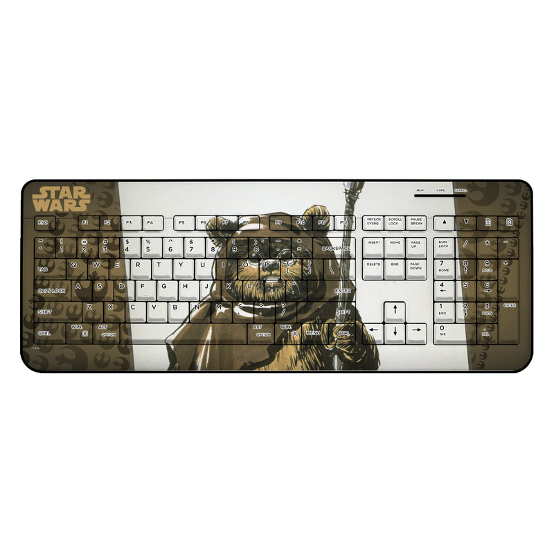 Star Wars Ewok Portrait Wireless USB Keyboard