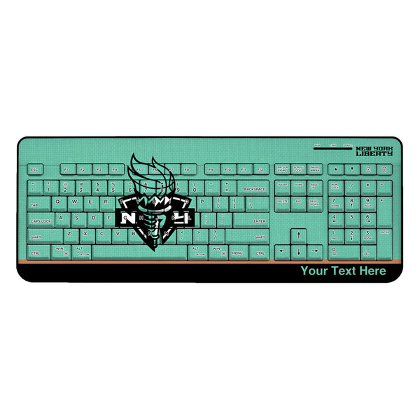 New York Liberty Personalized Endzone Solid Wireless USB Keyboard