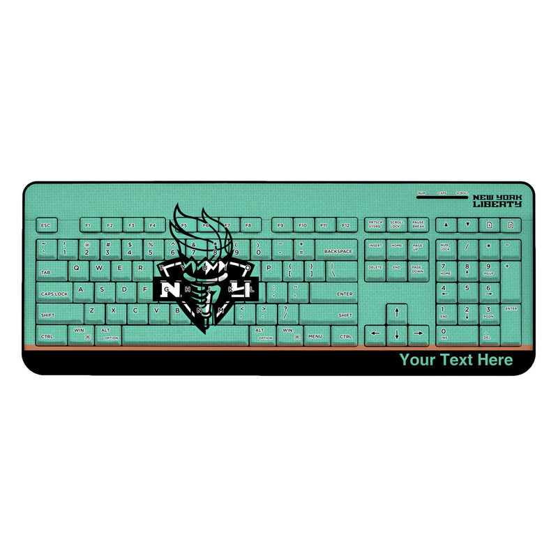 New York Liberty Personalized Endzone Solid Wireless USB Keyboard