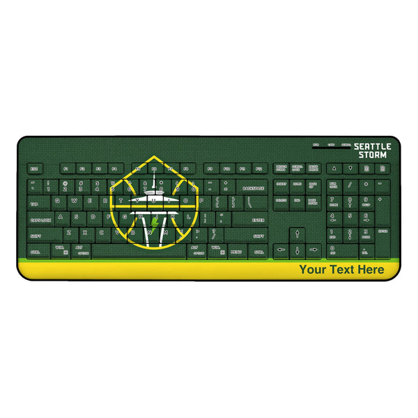 Seattle Storm Personalized Endzone Solid Wireless USB Keyboard