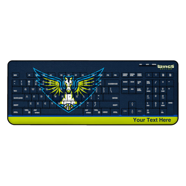 Dallas Wings Personalized Endzone Solid Wireless USB Keyboard