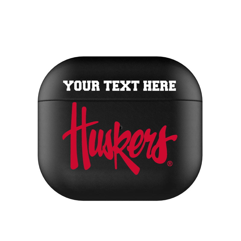University of Nebraska Huskers Personalized Insignia AirPods AirPod Case Cover