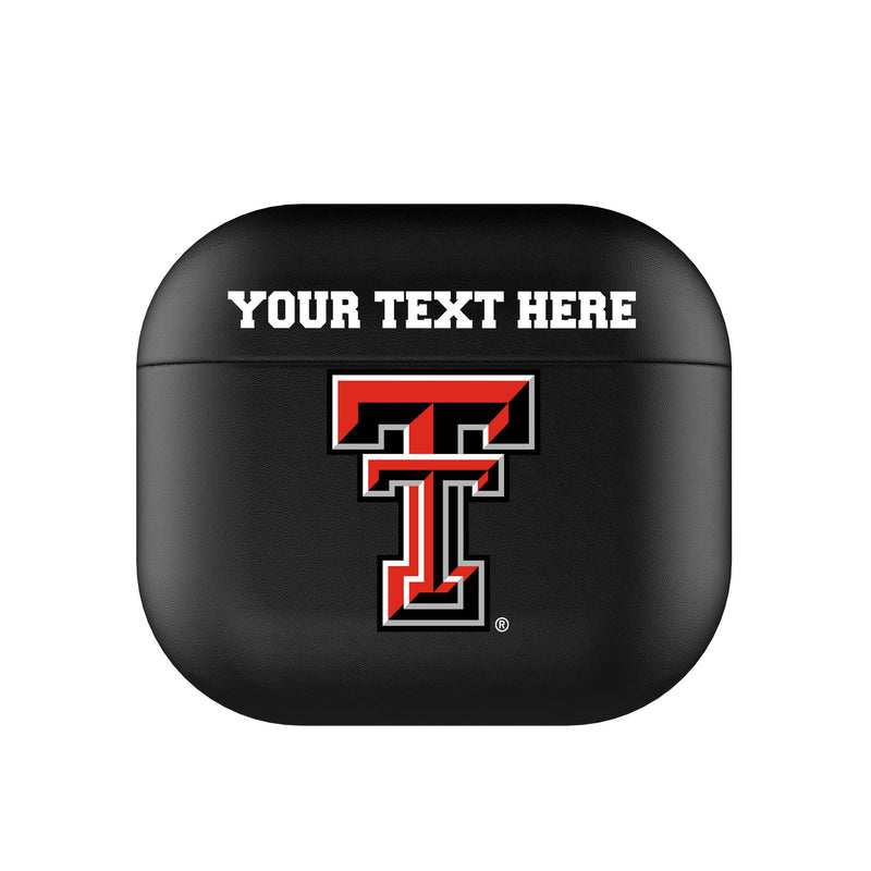 Texas Tech Red Raiders Personalized Insignia AirPods AirPod Case Cover