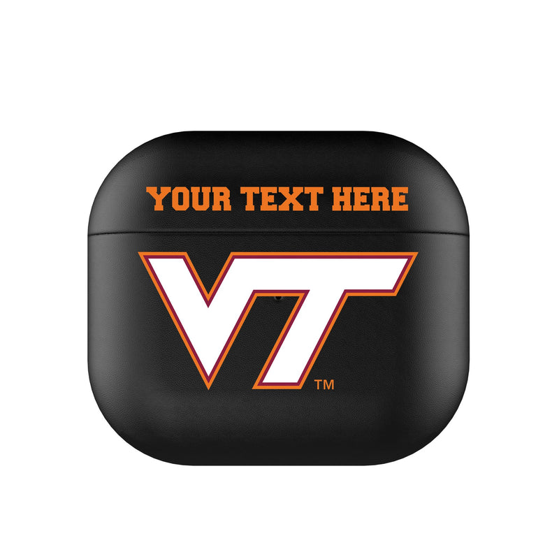 Virginia Tech Hokies Personalized Insignia AirPods AirPod Case Cover