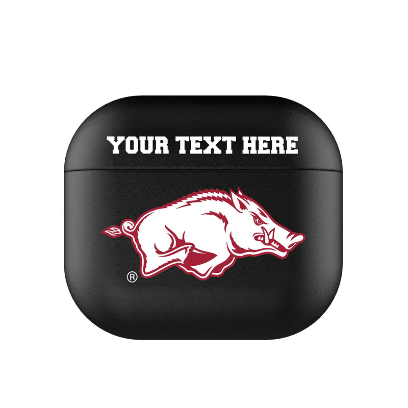 University of Arkansas Fayetteville Razorbacks Personalized Insignia AirPods AirPod Case Cover