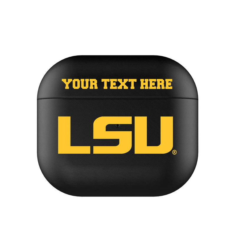 Louisiana State University Tigers Personalized Insignia AirPods AirPod Case Cover