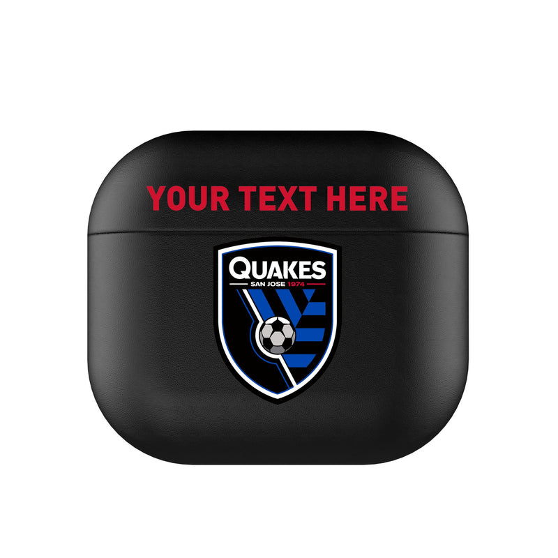 San Jose Earthquakes Personalized Insignia AirPods AirPod Case Cover