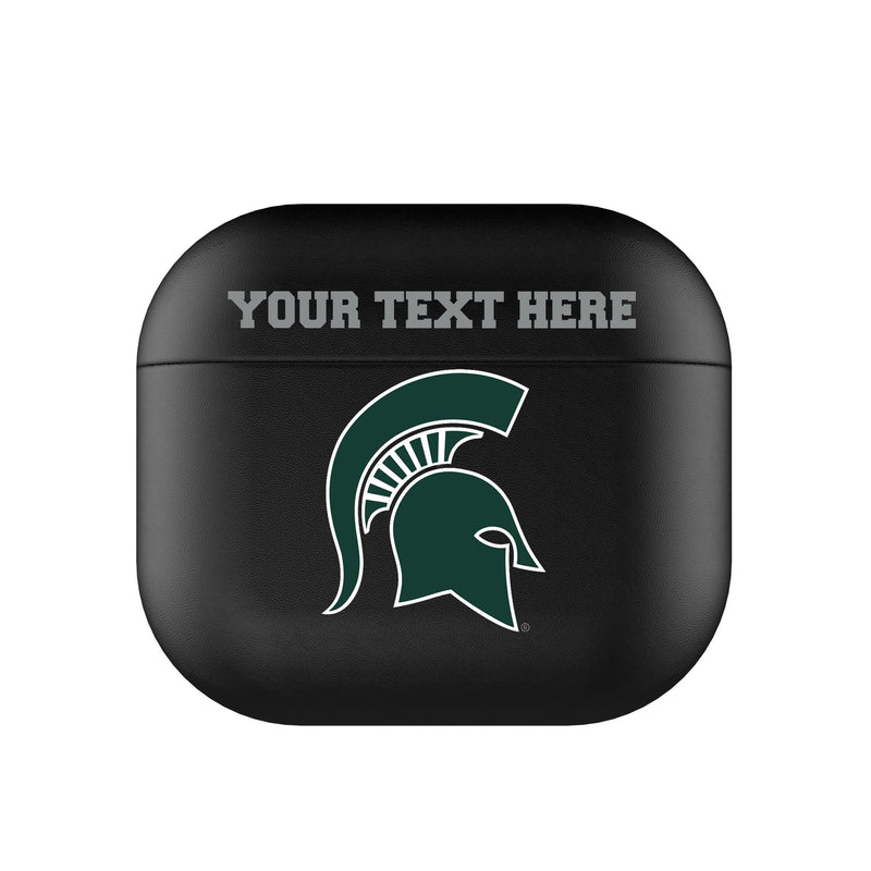 Michigan State University Spartans Personalized Insignia AirPods AirPod Case Cover