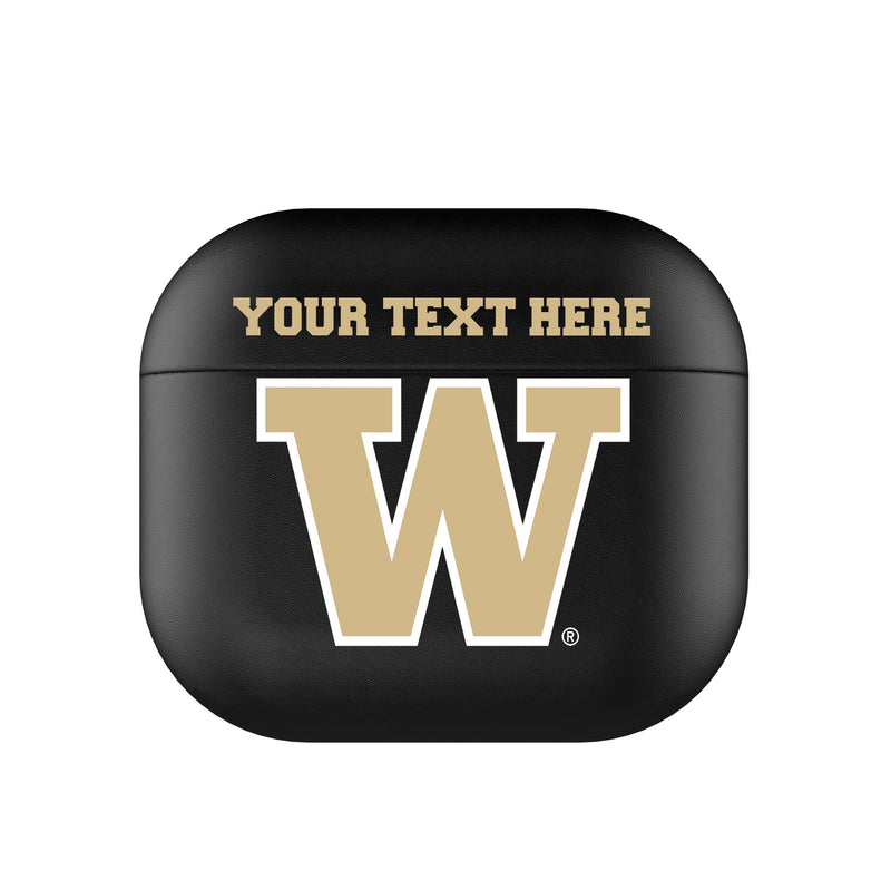 University of Washington Huskies Personalized Insignia AirPods AirPod Case Cover