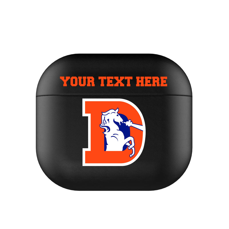 Denver Broncos 1993-1996 Historic Collection Personalized Insignia AirPods AirPod Case Cover