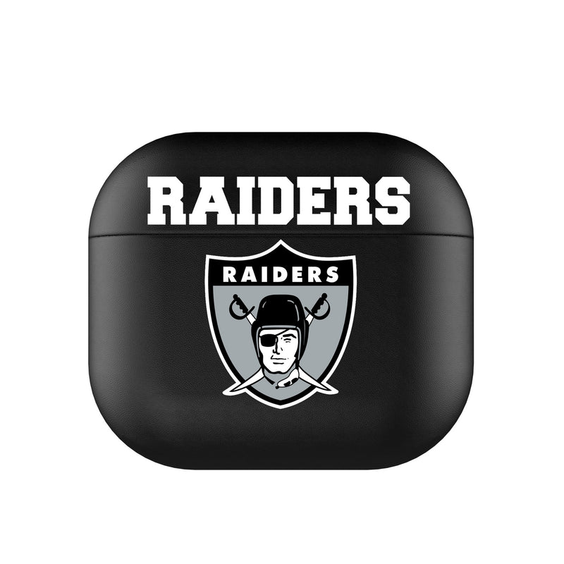 Oakland Raiders 1963 Historic Collection Personalized Insignia AirPods AirPod Case Cover