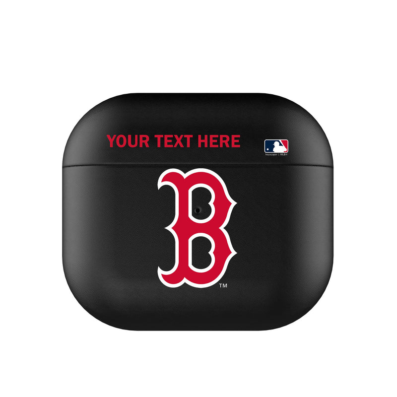 Boston Red Sox Personalized Insignia AirPods AirPod Case Cover