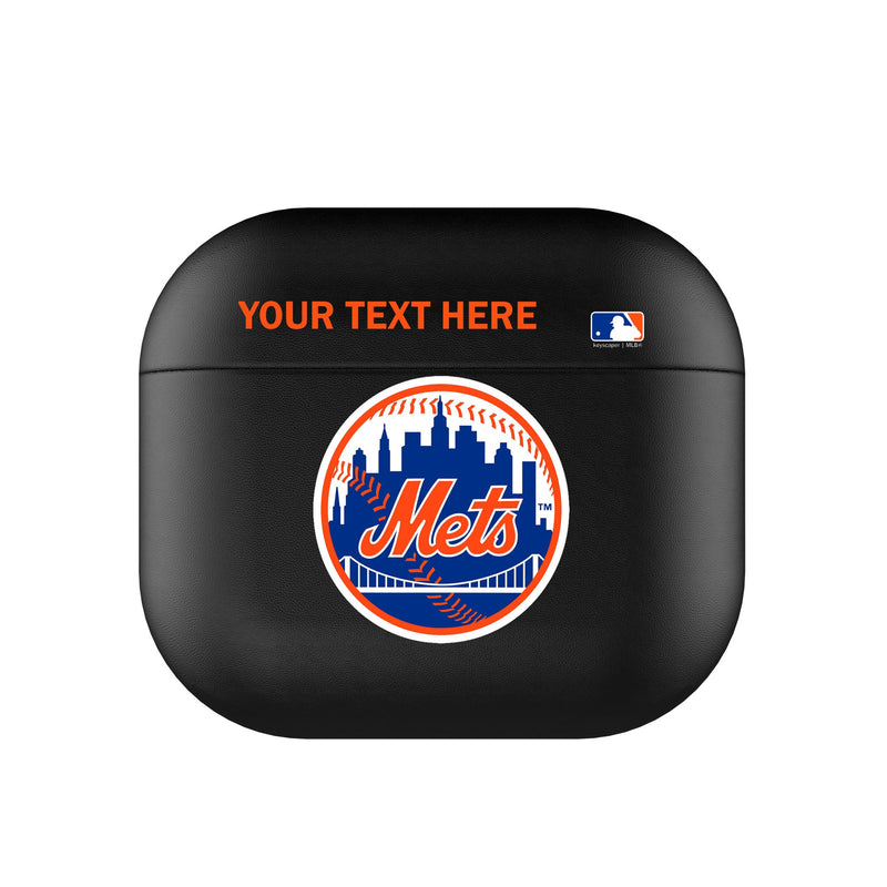 New York Mets Personalized Insignia AirPods AirPod Case Cover