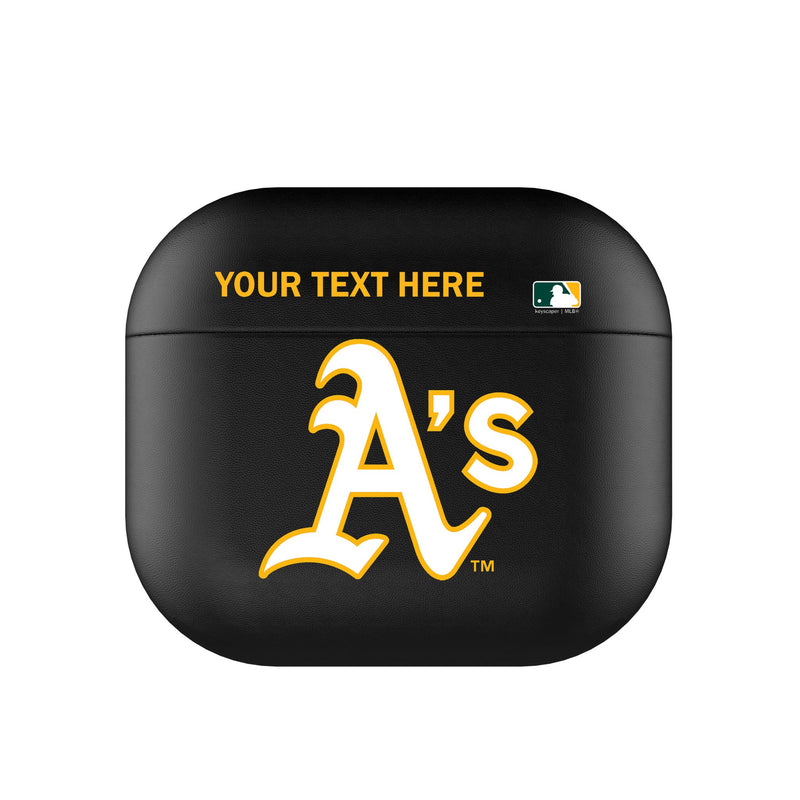 Oakland Athletics Personalized Insignia AirPods AirPod Case Cover