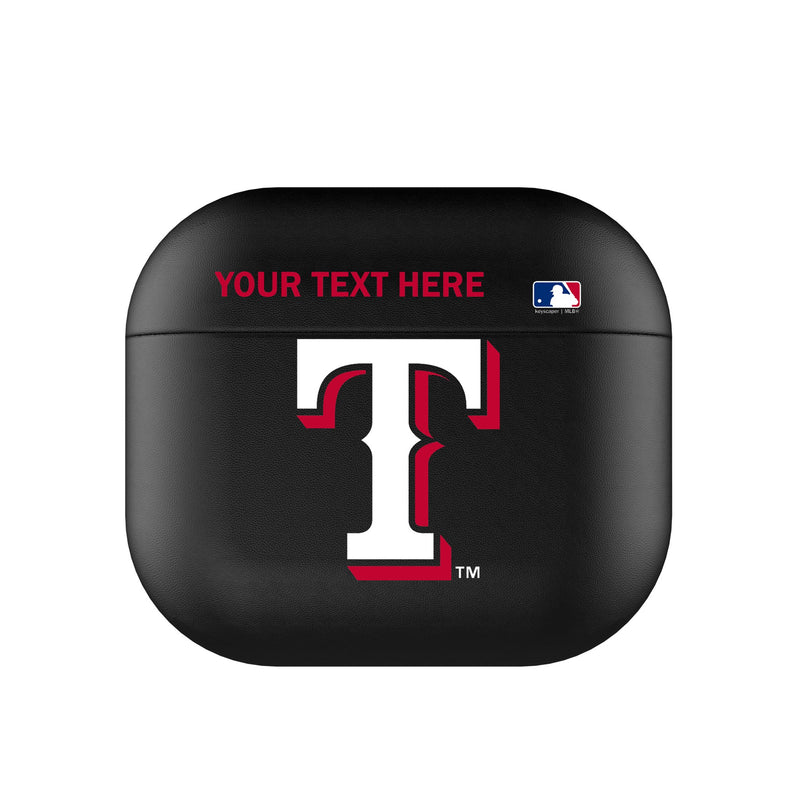 Texas Rangers Personalized Insignia AirPods AirPod Case Cover