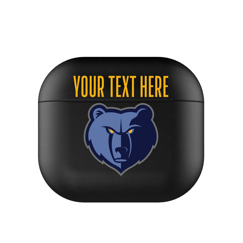 Memphis Grizzlies Personalized Insignia AirPods AirPod Case Cover