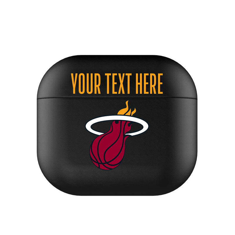 Miami Heat Personalized Insignia AirPods AirPod Case Cover