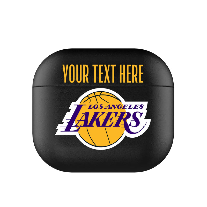 Los Angeles Lakers Personalized Insignia AirPods AirPod Case Cover