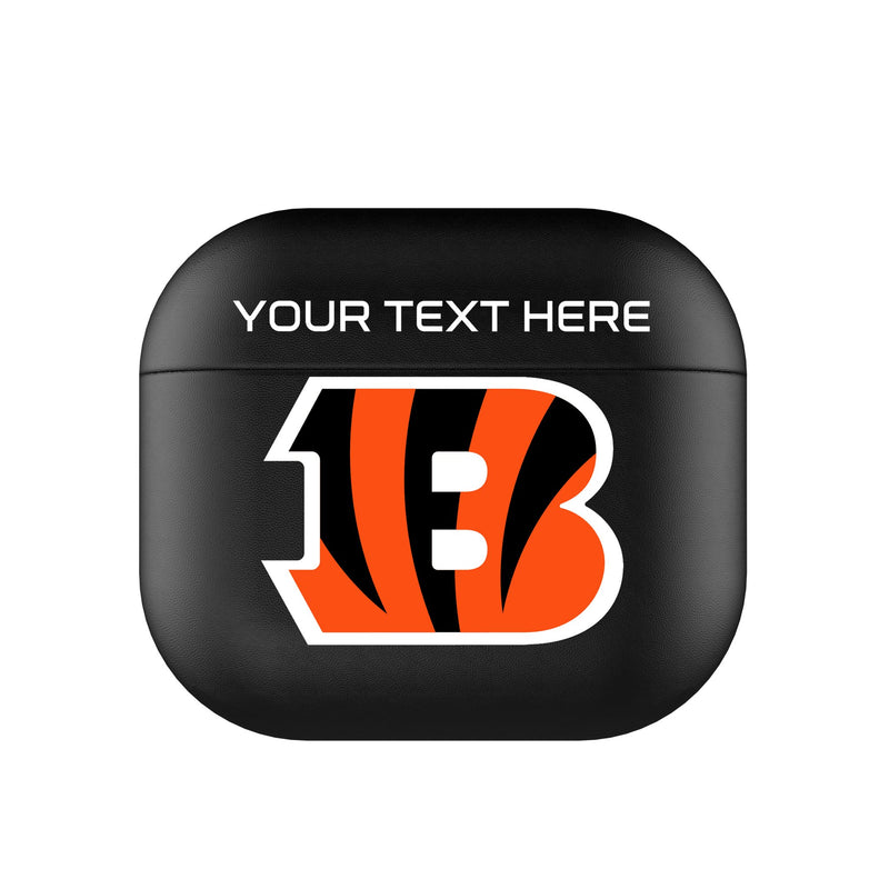 Cincinnati Bengals Personalized Insignia AirPods AirPod Case Cover