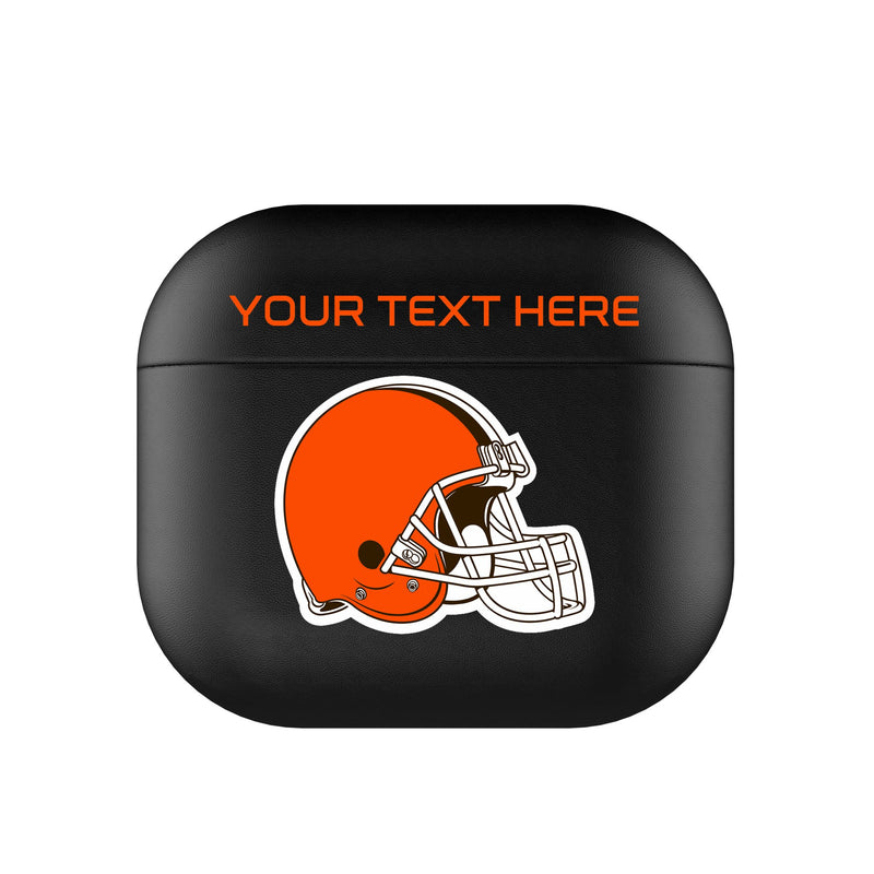 Cleveland Browns Personalized Insignia AirPods AirPod Case Cover