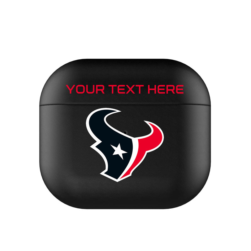 Houston Texans Personalized Insignia AirPods AirPod Case Cover