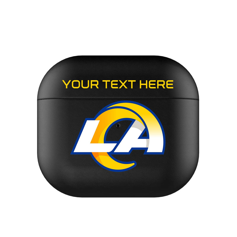 Los Angeles Rams Personalized Insignia AirPods AirPod Case Cover