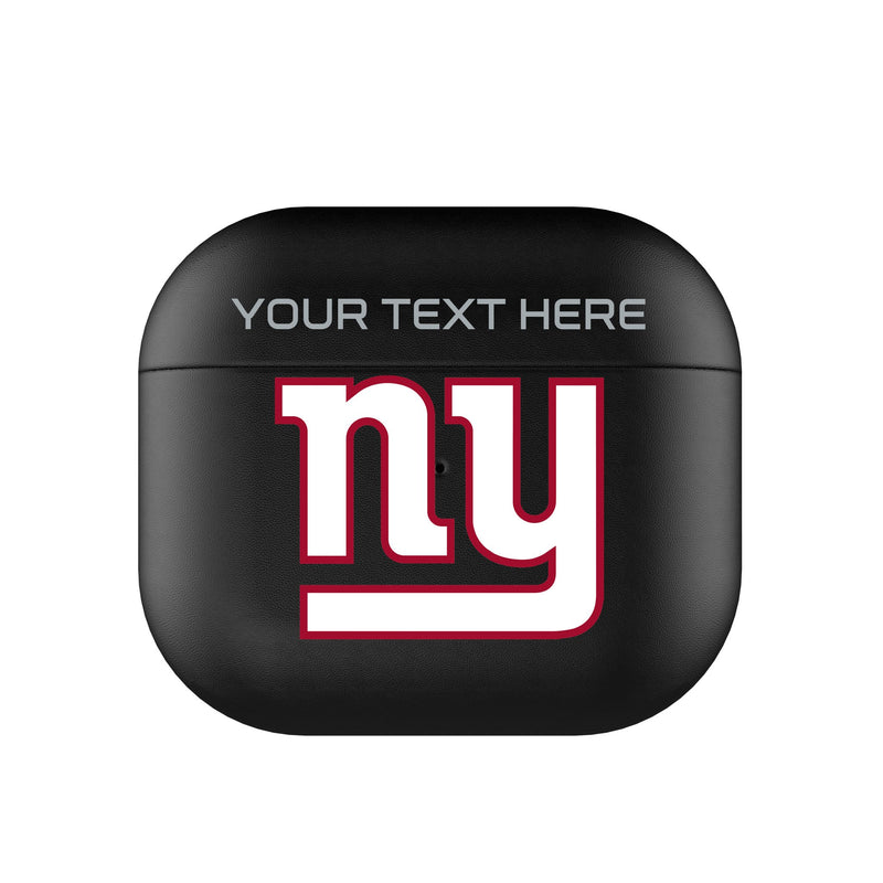 New York Giants Personalized Insignia AirPods AirPod Case Cover