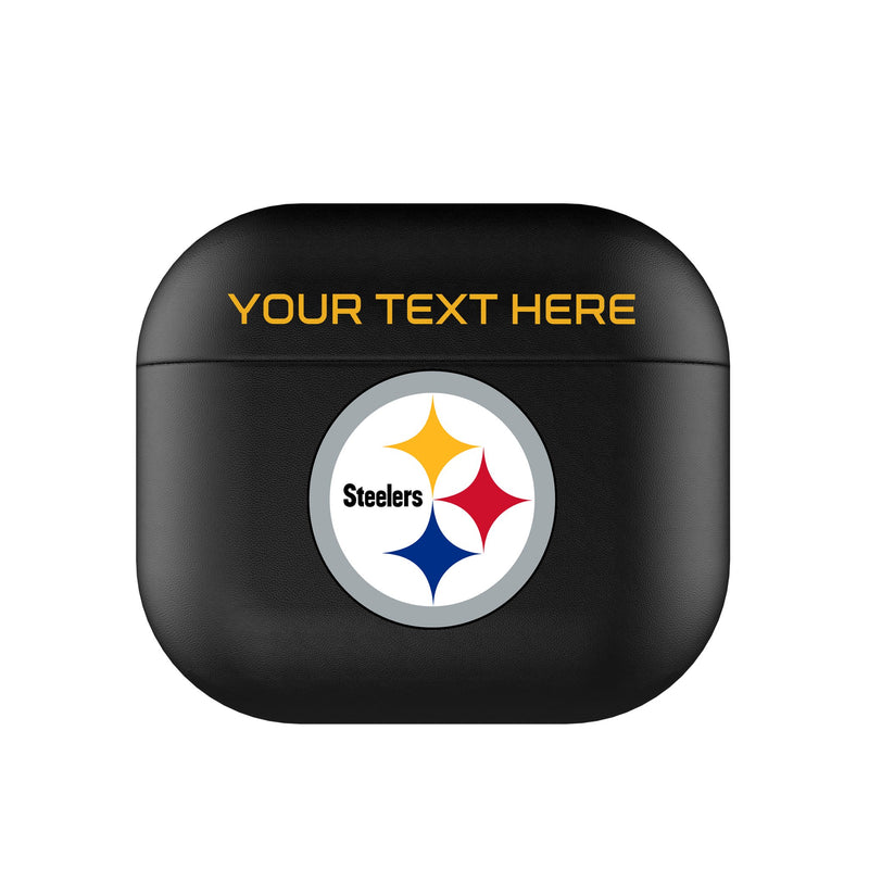 Pittsburgh Steelers Personalized Insignia AirPods AirPod Case Cover