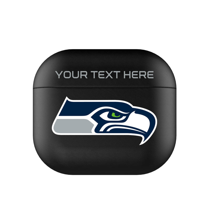 Seattle Seahawks Personalized Insignia AirPods AirPod Case Cover