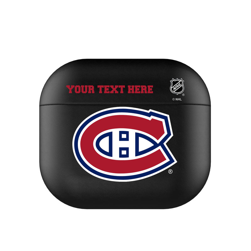 Montreal Canadiens Personalized Insignia AirPods AirPod Case Cover