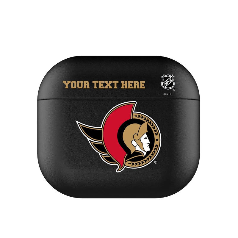 Ottawa Senators Personalized Insignia AirPods AirPod Case Cover