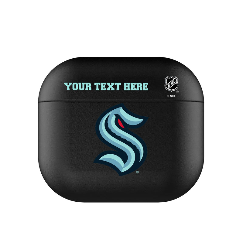 Seattle Kraken Personalized Insignia AirPods AirPod Case Cover