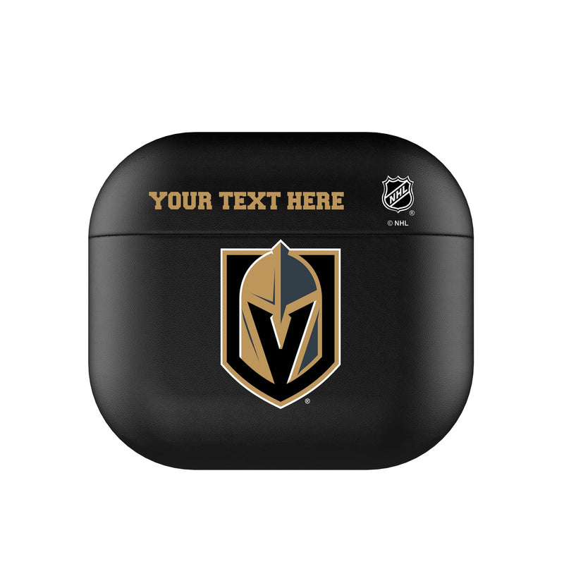 Vegas Golden Knights Personalized Insignia AirPods AirPod Case Cover