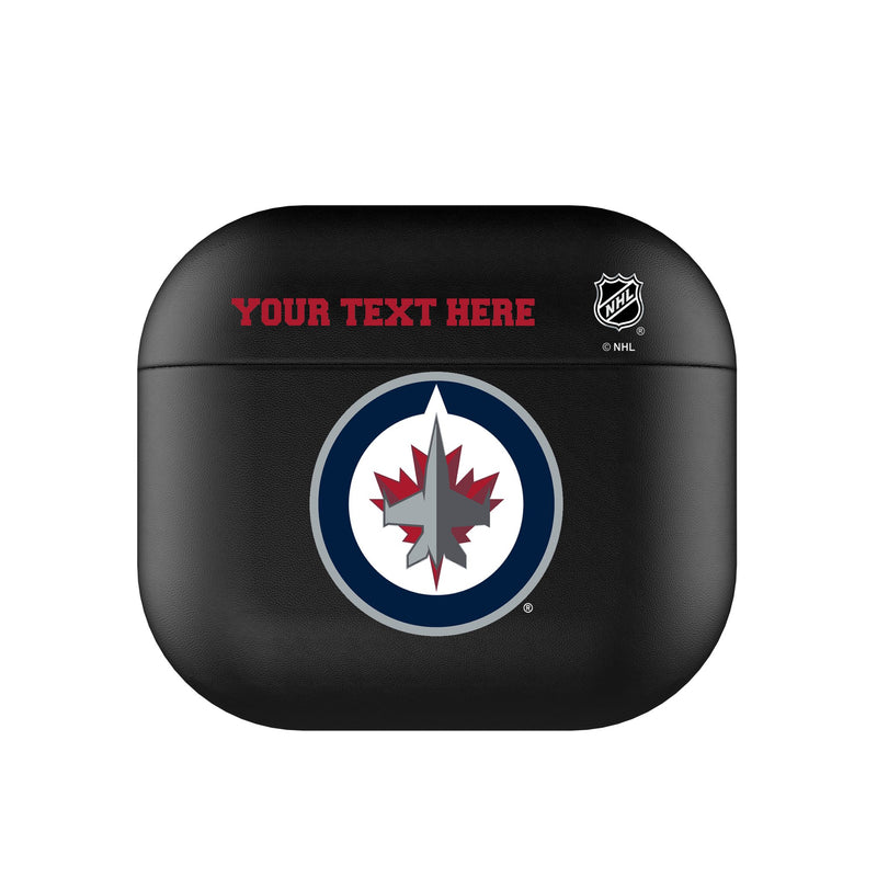 Winnipeg Jets Personalized Insignia AirPods AirPod Case Cover